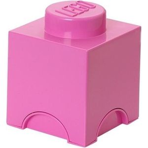 Lego Storage Brick - 12,5 cm x 12,5 cm x 18 cm - Fuchsia