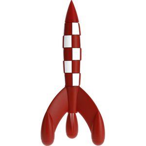 Moulinsart - Beeldje Kuifje raket 17 cm - kunsthars (PVC ABS Polychrome) - Tintin
