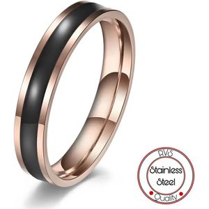 Basic Leren Ring | Ringen Mannen | Goudkleurig & Zwart | 16mm | Ring Heren | Mannen Cadeau voor Man Cadeautjes | Vrouwen Ring | Dames Cadeau | Cadeau voor vrouwen | Luxe ring | Soraro | | Vaderdag | Vaderdag Cadeau