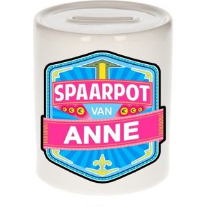 Kinder spaarpot voor Anne - keramiek - naam spaarpotten