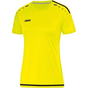 Jako Striker 2.0 SS  Sportshirt - Maat 44  - Vrouwen - geel/zwart