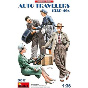 1:35 MiniArt 38017 Auto travelers 1930-40's Plastic Modelbouwpakket