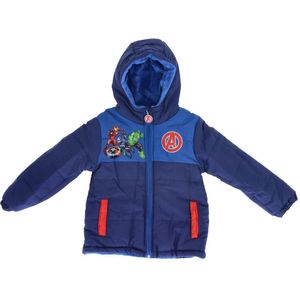 Avengers winter jas - winter jack - coral fleece - capuchon - jas - jacket - maat 116 cm - 6 jaar