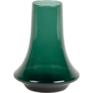XLBoom Spinn Vaas Small - Glas - Voor Binnen - Groen - 15 × 15 × 18,75 cm