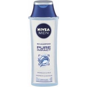 MULTI BUNDEL 3 stuks Nivea Men Pure Impact Anti Dandruff Shampoo 250ml