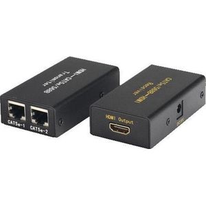 LogiLink HD0102 HDMI Extender (verlenging) via netwerkkabel RJ45 30 m