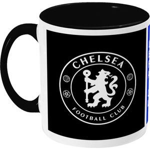 Chelsea Mok - Logo - Koffiemok - Londen - UEFA - Champions League - Voetbal - Beker - Koffiebeker - Theemok - Zwart - Limited Edition