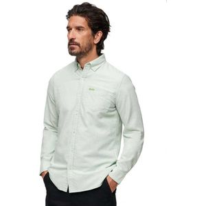 Superdry Cotton Oxford Shirt Met Lange Mouwen Wit XL Man