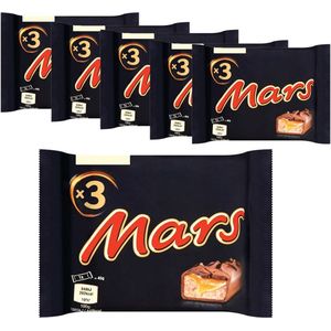 6 x 3-pack Mars á 135 gram - Voordeelverpakking Snoepgoed