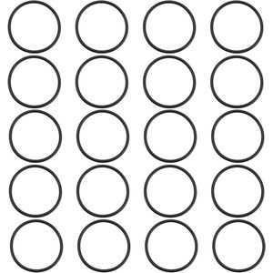 20 Stks Nitrilrubber O-ringen 50mm Afdichting Pakking voor Kraan Waterpijp Sproeier Slang Sanitair Automotive 50x56x3mm Zwart