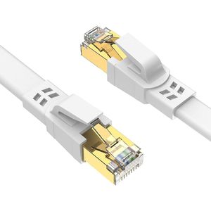 Ethernet Kabel Cat8 0,5 m - 40Gbps 2000MHz Netwerkkabel voor Gaming en Router