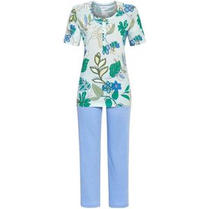 Ringella Pyjama lange broek - 228 Blue - maat 40 (40) - Dames Volwassenen - Katoen/Modal/Tencel- 4211243-228-40