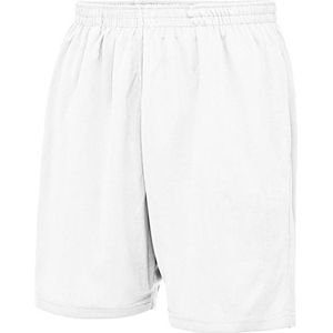 Unisex korte broek 'Cool Short' met elastiek White - XL