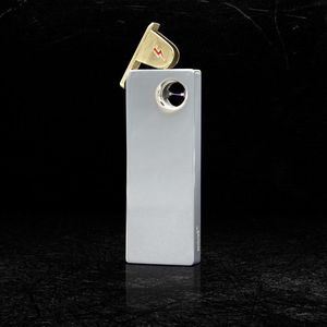 Novi elektrische oplaadbare Plasma aansteker Voor Vuurwerk One Beam – Silver Metallic | USB