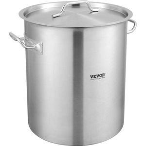 Pan - Grote Soeppan - Kookpot - Asperge pan - Saus Pan - 35 x 41 CM - RVS - Geschikt Voor Gas & Inductie - Incl. RVS Zeef