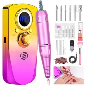 Equivera Elektrische Nagelvijl - Nagelfrees - Electric Nail File - Manicureset - Manicure. Pedicure - Nagelvijl - Nagelboor - Kerstcadeau - Sinterklaas - Sinterklaas Cadeau - Cadeau Voor Vrouw - Cadeau Voor Man - Cadeau