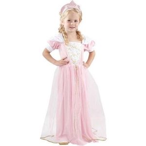 Witbaard Verkleedjurk Prinses Meisjes Polyester Roze Mt 1/2 Jaar