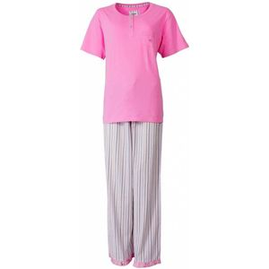 Tenderness Dames Pyjama - Katoen - Roze - Maat XL