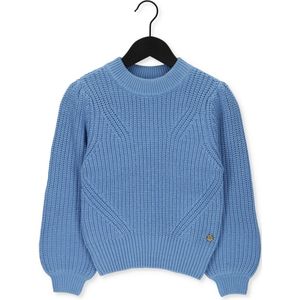 Indian Blue Jeans Knitwear Ls Shoulder Fancy Truien & Vesten Meisjes - Sweater - Hoodie - Vest- Blauw - Maat 128