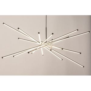 Lumidora Hanglamp 74507 - 10 Lichts - Ingebouwd LED - 36.0 Watt - 4000 Lumen - 2700 Kelvin - Zwart