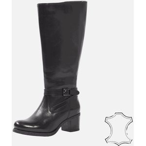 XL laarzen voor brede kuiten - Model Lily. Black. 41