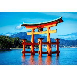 Bluebird Puzzle legpuzzel The torii of Itsukushima Shrine - 1500 stukjes.