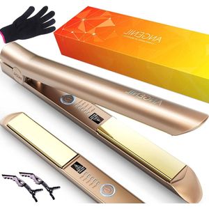 Nano Titanium Flat Stijltang en Krullen 2-in-1 - Voor Vrouwen - Alle Haartypes - Snelle Verwarming - 1 Inch