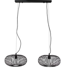 Chericoni Curvato Hanglamp - 2 Lichts - Ø 40 cm - E27 - Zwart