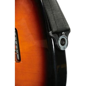 D'Addario 50BAL00 Auto-Lock Guitar Strap (Black) - Gitaarband