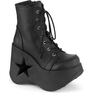 DemoniaCult - DYNAMITE-106 Plateau Laarzen - US 11 - 41 Shoes - Zwart