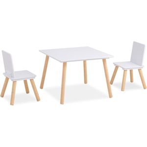 Oemmie kindermeubelset - Mini tafel met stoelen - Kinderhoekmeubel