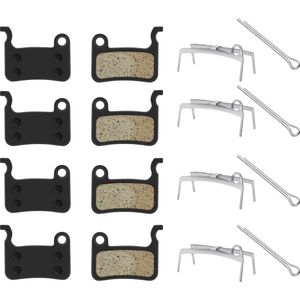 4 paar remvoeringen hars schijfremmen voor Deore XT XTR LX SLX Hone Alfine Saint
