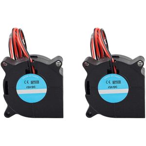 3D Printer Blower Radiale Koeling Fan DC 12 V 2 Pin Accessoires Hot End Extruder voor RepRap i3 Warmte Spoelbakken - Set van 2