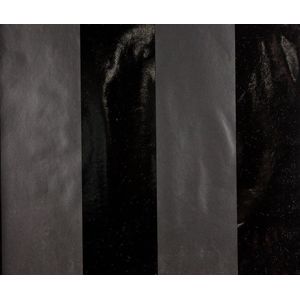 Dutch Wallcoverings Vlies Design streep - Zwart/glans/mat