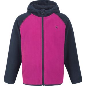 Color Kids - Fleece jas met capuchon voor kinderen - Festival Fuchsia - maat 92cm