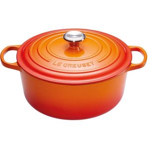 Le Creuset Signature braadpan Ø 30cm, Oranjerood