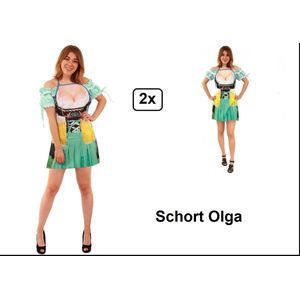 2x Schort Olga one size - Bier feest oktoberfest carnaval