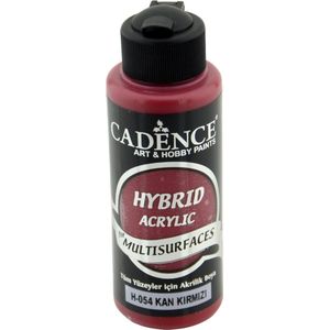 Acrylverf - Multisurface Paint - Blood Red - Cadence Hybrid Acrylic - 120 ml