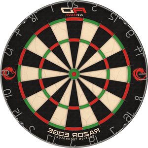 RazorEdge Tournament Approved Professional Standard Premium Bristle Dartboard - Red Dragon Dartbord