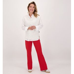 Rode Broek/Pantalon van Je m'appelle - Dames - Travelstof - Maat XL - 4 maten beschikbaar