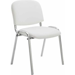 stoel Livy - vergaderstoel - 100% polyurethaan - Wit - Bezoekersstoel