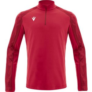 Macron Naryn Ziptop Heren - Rood | Maat: L