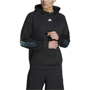 Adidas Icons 3 Stripes Sweatshirt Met Volledige Rits Zwart 2XL Man