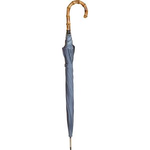 Classic Canes Paraplu - Bamboe handvat - 92 cm lang - Grijs