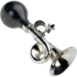 Retro metalen fietstoeter - vintage balclaxon - verstelbare klem