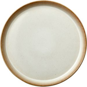 Bitz® 11279 - 6 stuks Dinerborden Aardewerk 27 cm - Creme