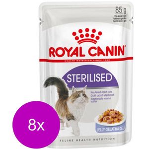 Royal Canin Sterilised In Jelly - Kattenvoer - 8 x 12x85 g