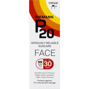 P20 Face SPF 30 - Zonnebrand voor gezicht - Factor 30 - 50 gram