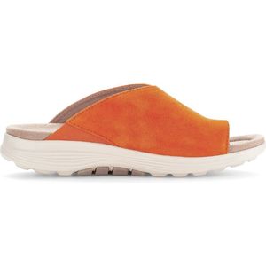 Gabor rollingsoft sensitive 46.812.32 - dames slipper - oranje - maat 40.5 (EU) 7 (UK)
