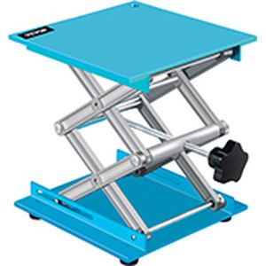 Timmerwerk Gereedschap Apparatuur - Verstelbare Werkbank - Laboratorium Jack Tafel Lift- Lab Lifter - Platform Hoogte Verstelbare - Aluminium - 8 ""X 8